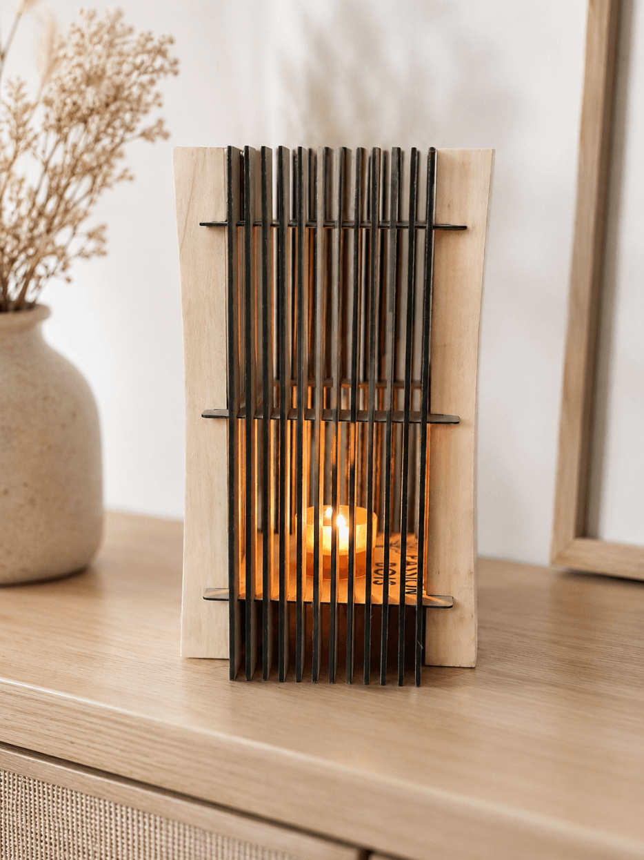 Photophore en bois – Image 2