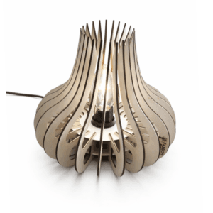 Lampe à poser en bois "Pivoine"