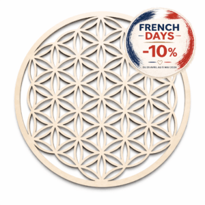 Fleur de Vie en bois | Diamètre 30 cm