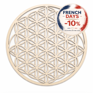 Fleur de Vie en bois | Diamètre 60 cm