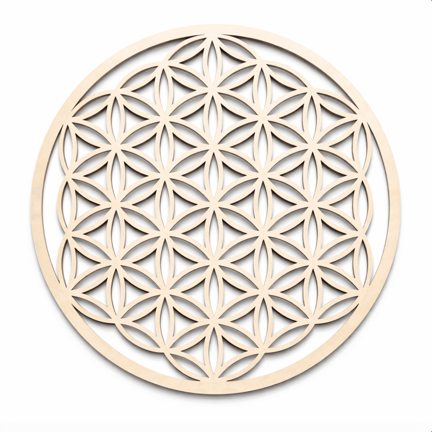 Fleur de Vie en bois | Diamètre 30 cm