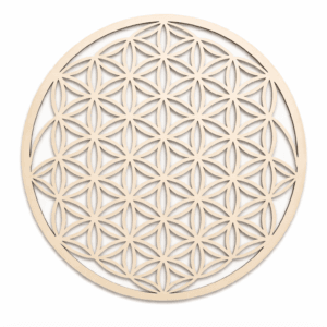 Fleur de Vie en bois | Diamètre 60 cm