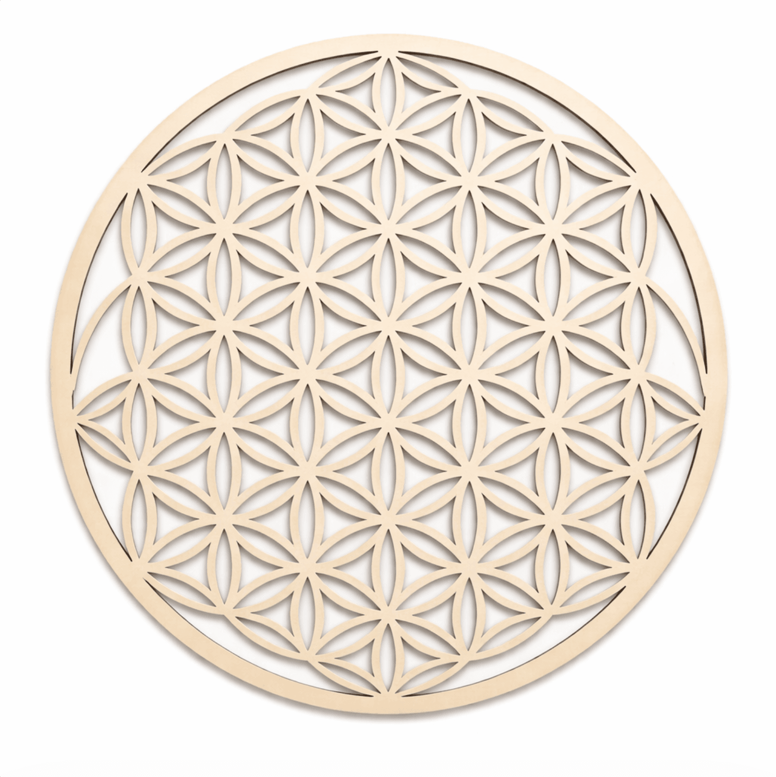 Fleur de Vie en bois | Diamètre 60 cm