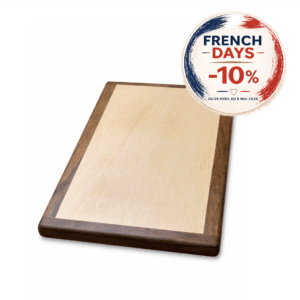 Planche à découper en bois massif | Hêtre & noyer