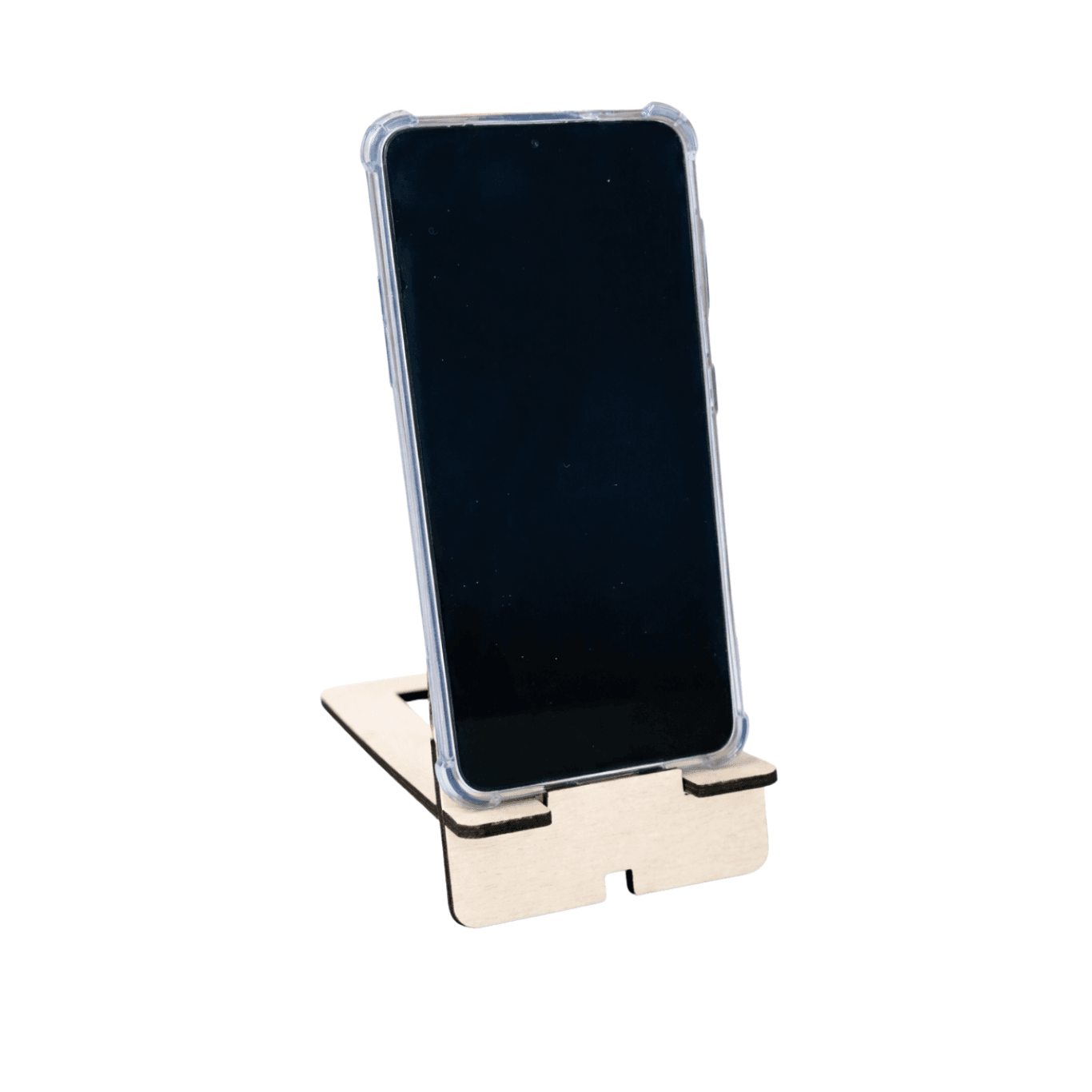 Support téléphone cheval en bois "Fougue" gravé au laser | 15 x 7 cm – Image 3
