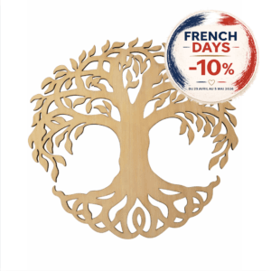 Arbre de Vie en bois mural | Diamètre 30 cm