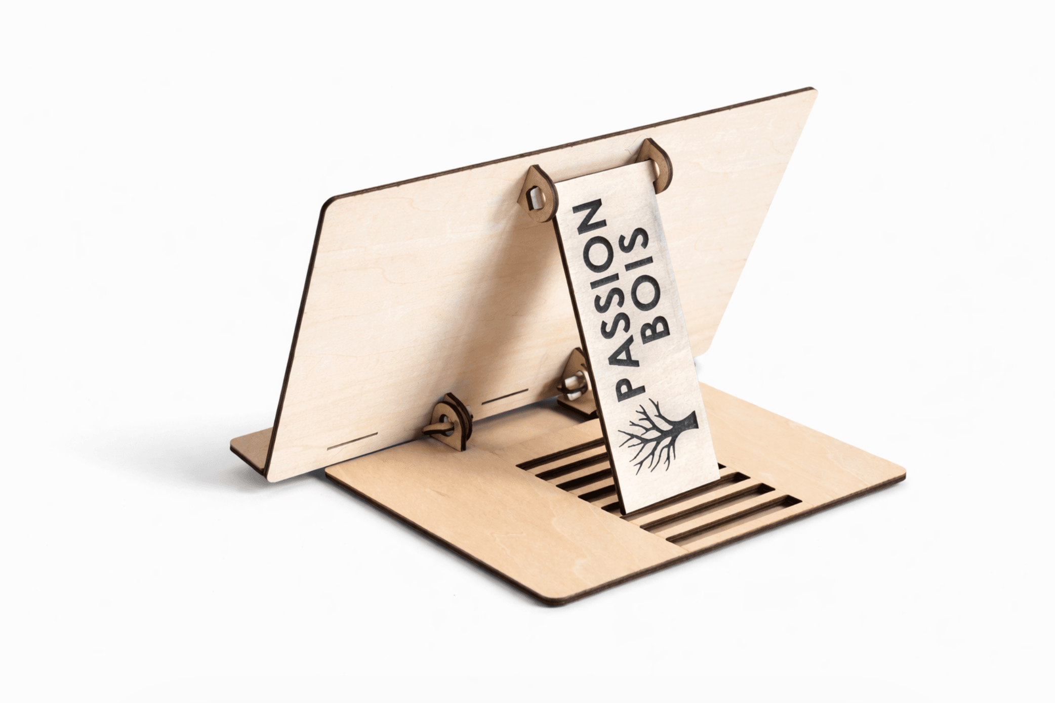 Support pour tablette en bois – Image 3