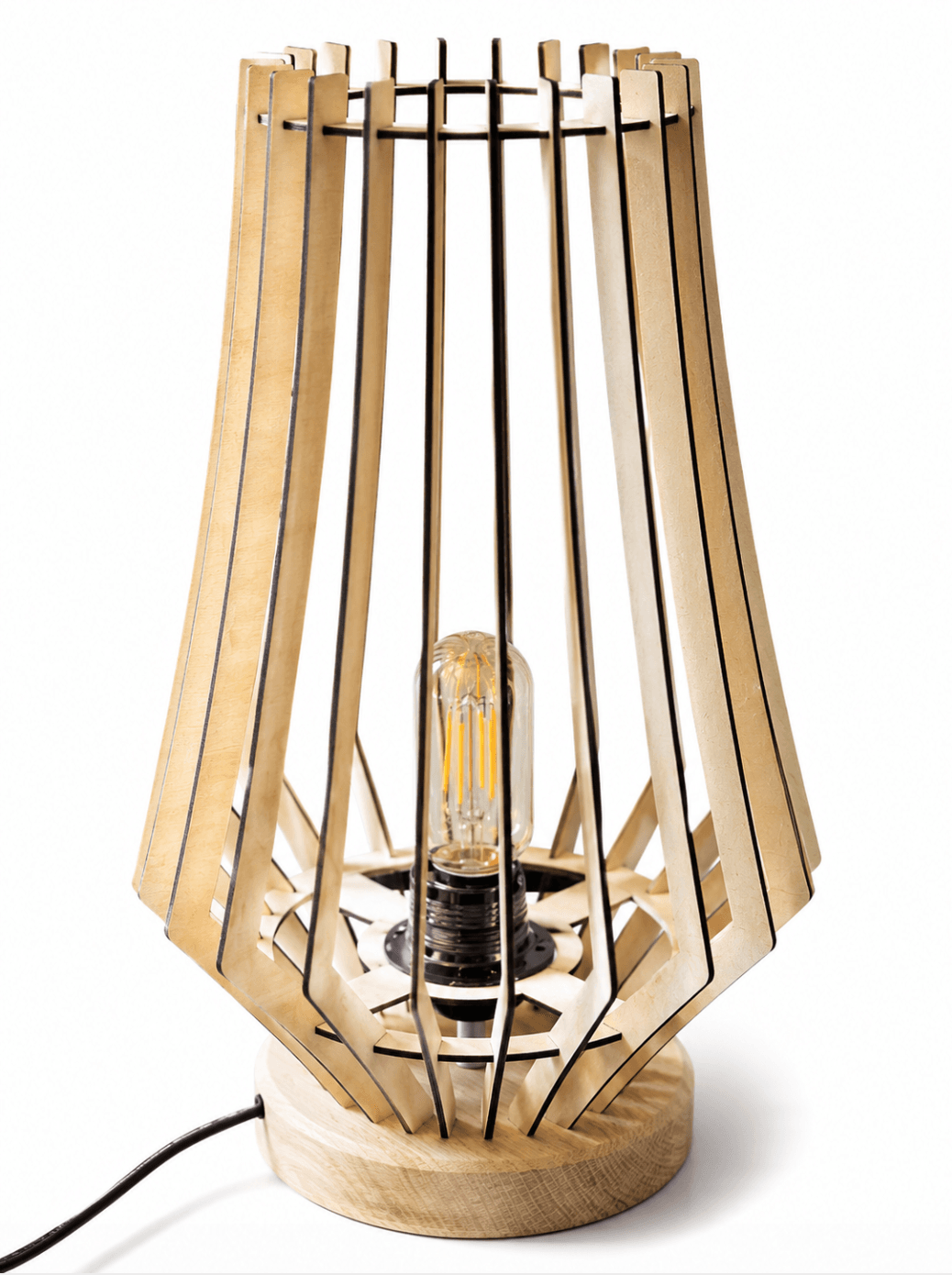Lampe en bois Éclisse – Image 4