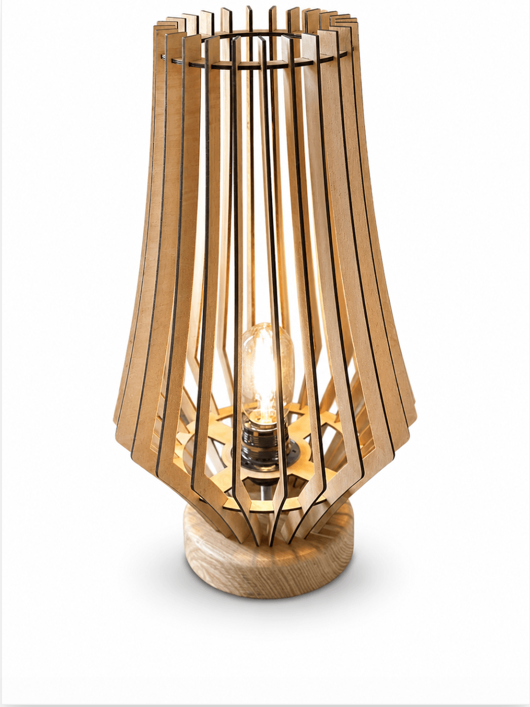 Lampe en bois Éclisse – Image 3