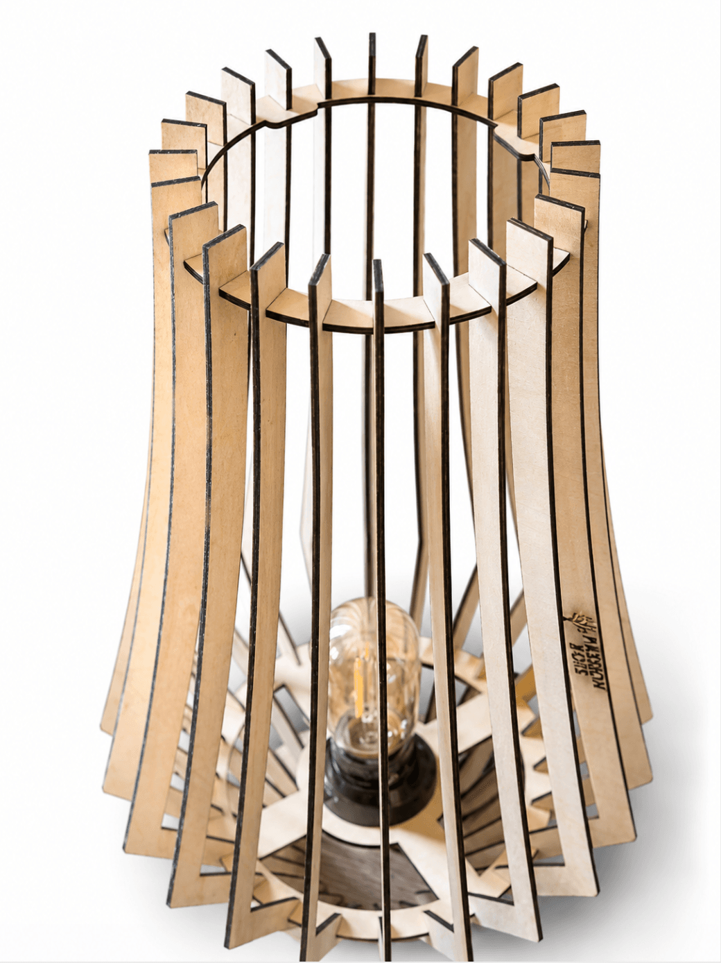 Lampe en bois Éclisse – Image 6